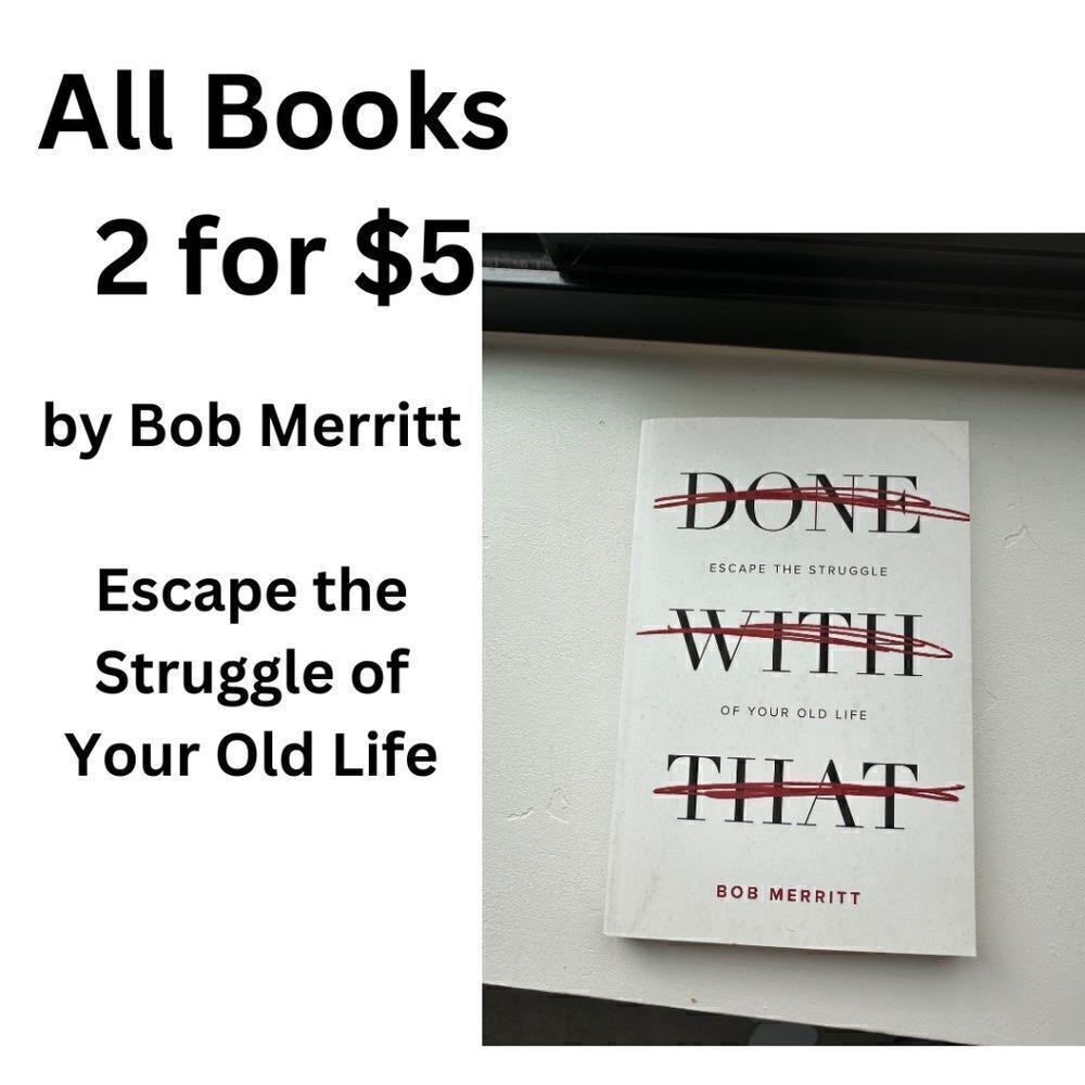 Done With That  by Bob Merritt, Paperback, Christian Literature